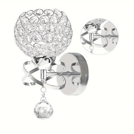Modern Crystal Wall Sconce – Elegant Lighting for Any Room