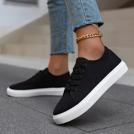 Classic Canvas Lace-Up Sneakers