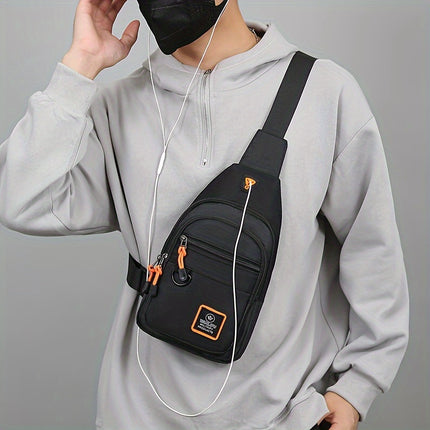 Men's Waterproof Crossbody Chest Bag