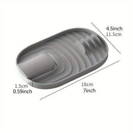 Foldable Pot Lid & Spoon Holder for Kitchen Organization