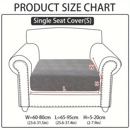 Modern Polar Fleece Sofa Slipcover - Elastic-Fit, Pet-Friendly Protector