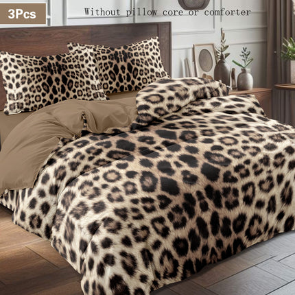 Luxury Leopard Print Bedding Set