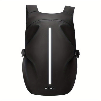 Large Capacity Motorcycle Helmet Backpack – Reflective, Travel-Ready