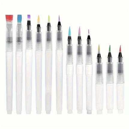 12pc Easy-Fill Watercolor Brush Pens