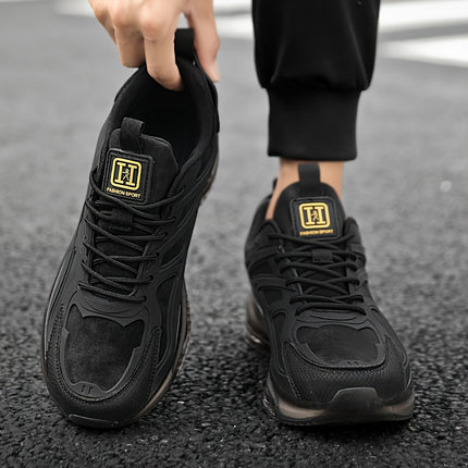 Men’s Classic Black Running Sneakers