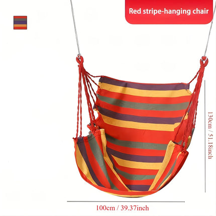 Versatile Canvas Hammock Chair - Indoor/Outdoor Swing for Relaxation