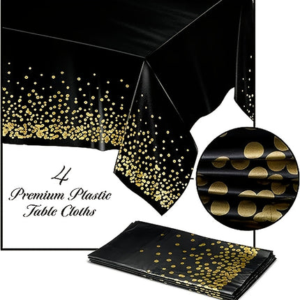 Golden Dot Tablecloth – Elegance Made Easy!