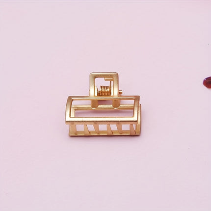 Hollow Heart Metal Hair Clips