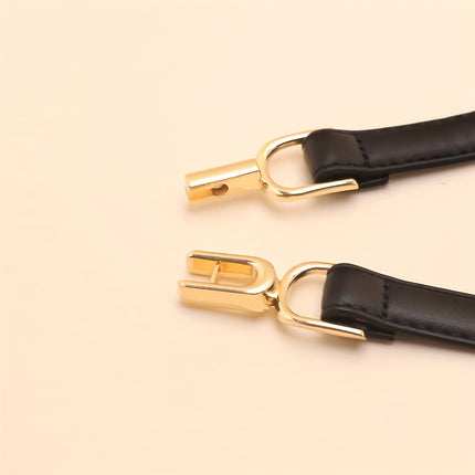 Stylish Buckle Thin PU Belt