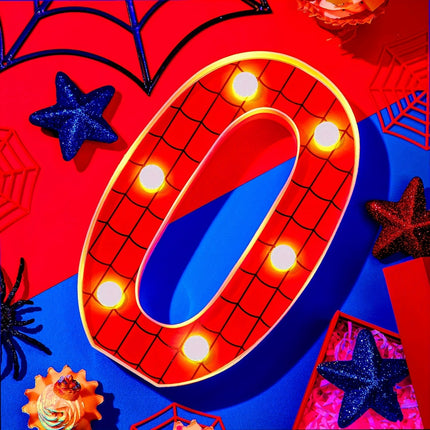 1pc Spider LED Numbers Light For Birthday Decoration