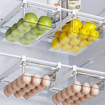 Transparent Refrigerator Hanging Storage Drawer Organizer
