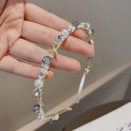 Elegant Ocean-Inspired Shell & Starfish Headband