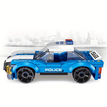 92+PCS Police Car Building Block Set