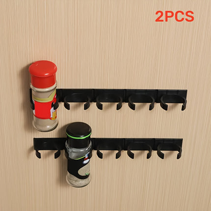 10-Piece No-Drill Spice Rack Set – Easy Install