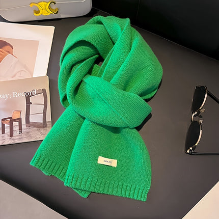 Luxurious 100% Pure Wool Knit Scarf