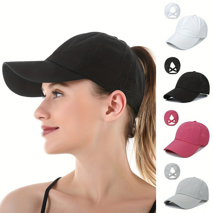Ponytail Trucker Baseball Cap