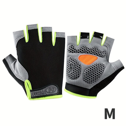 Breathable Half-Finger Sports Gloves for Cycling & Fitness