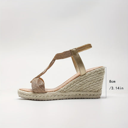 Stylish Wedge Sandals – Slip-On Comfort