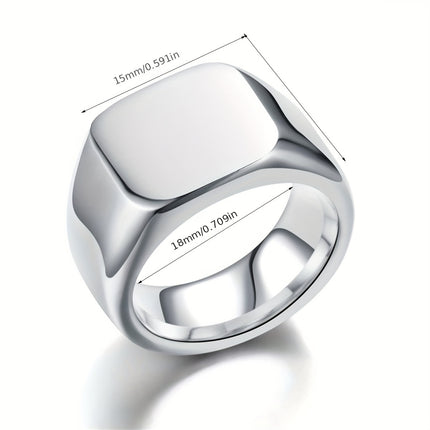 Retro Titanium Steel Cross-border Men's Ring