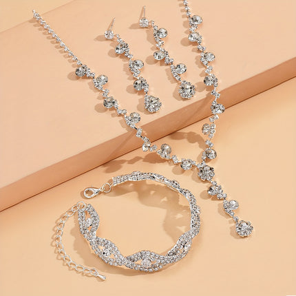 Elegant Rhinestone Bridal Set