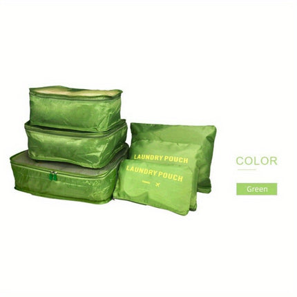 6-Piece Travel Packing Cubes Set