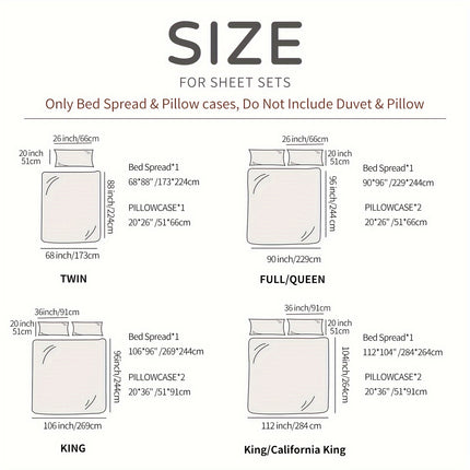 Dark Grey Patchwork Quilted Bedspread Set - 3pcs Comfort