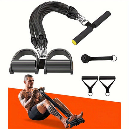 4-in-1 Pedal Resistance Band Set for Home Fitness