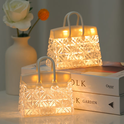 Chic Bag LED Night Light - Romantic 3D Petal Design