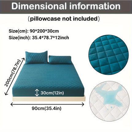 3-Layer Quilted Waterproof Fitted Sheet Protector