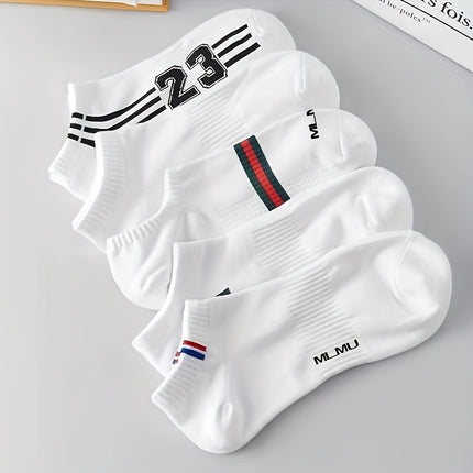 Number & Letter Ankle Socks Set