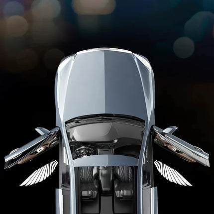 Wireless Angel Wing Car Door Projection Lamp - HD