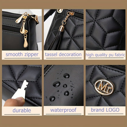 Chic Quilted Crossbody Bag for Women