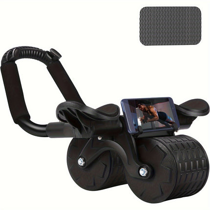 Universal Abdominal Roller with Automatic Rebound for Core Training