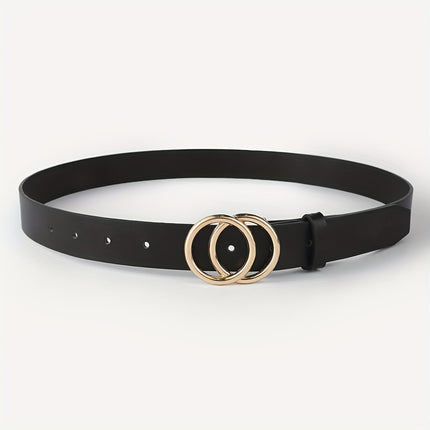 Double Circle Buckle Belt