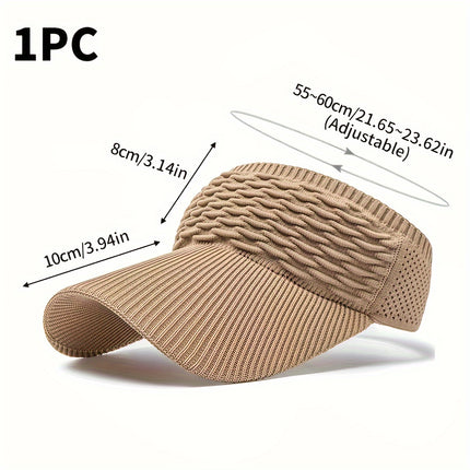 Elastic Knitted Sunshade Hat