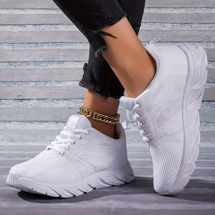 Breathable Knit Athletic Sneakers