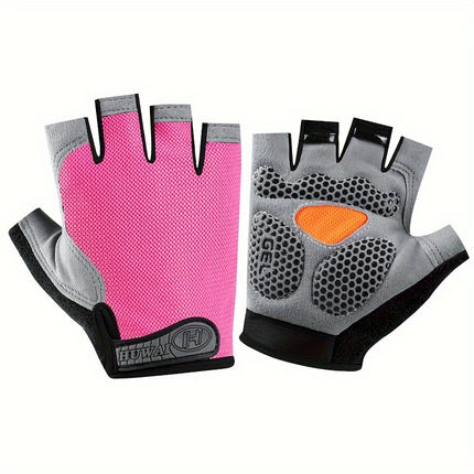 Breathable Half-Finger Sports Gloves for Cycling & Fitness
