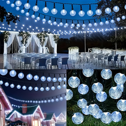 Solar Crystal Ball Lights - Outdoor & Indoor Decorative Lamp