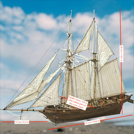 Harko Western Boat Model Kit