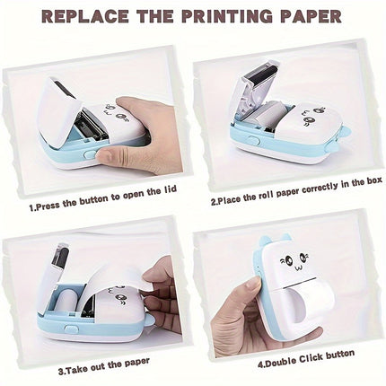 Mini Wireless Inkless Photo Printer