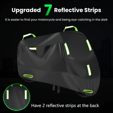 Waterproof Motorcycle Cover - 210D All-Weather Protection
