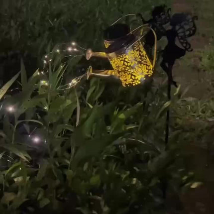 Solar Watering Can Fairy Light - Magical Garden Decor