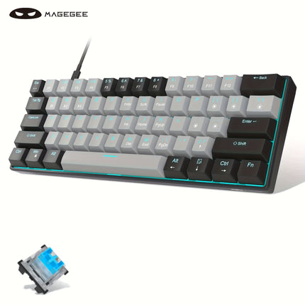 Compact 60% Gaming Keyboard - Monti Bargains
