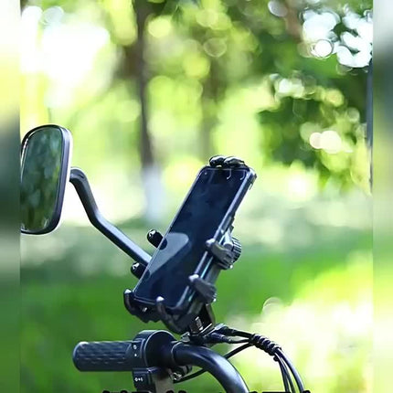 Anti-Shock Motorcycle Phone Holder - Safe & Secure Mount