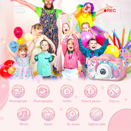 Unicorn Kids HD Camera - Capture Magical Moments - Monti Bargains