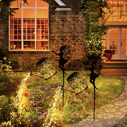 Solar Watering Can Fairy Light - Magical Garden Decor