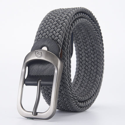 Elastic Woven Belt with Buckle