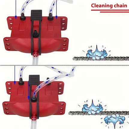 Motorcycle Chain Cleaning & Lubrication Kit