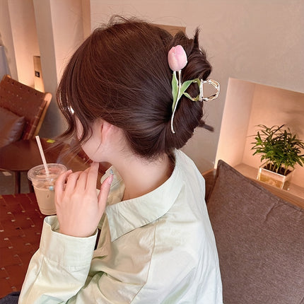 Fairy Tulip Hair Claw Clip