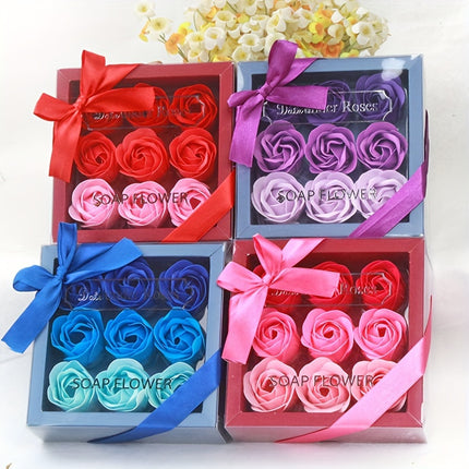 9pcs Soap Flower Gift Box – Perfect for Special Occasions